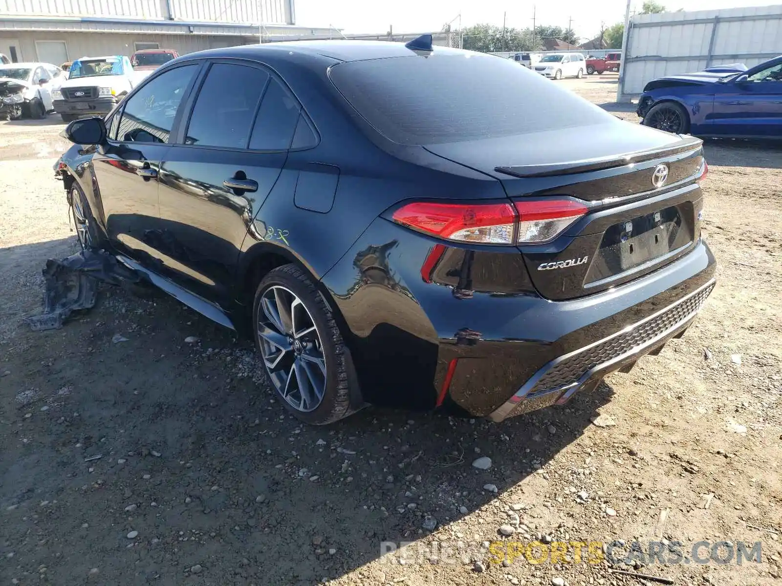 3 Photograph of a damaged car 5YFS4MCE1MP090895 TOYOTA COROLLA 2021