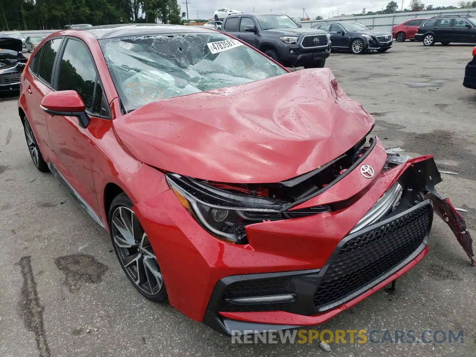 1 Photograph of a damaged car 5YFS4MCE1MP091335 TOYOTA COROLLA 2021