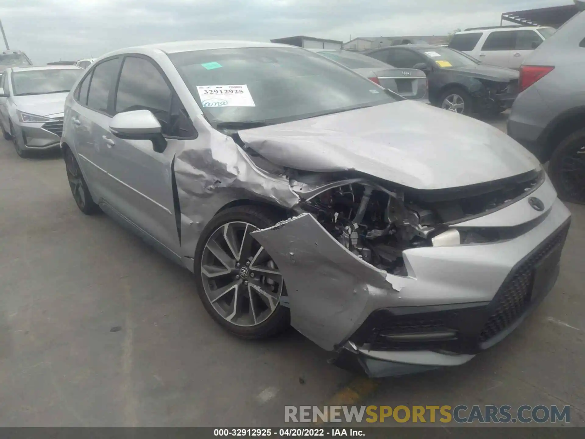 6 Photograph of a damaged car 5YFS4MCE1MP093733 TOYOTA COROLLA 2021