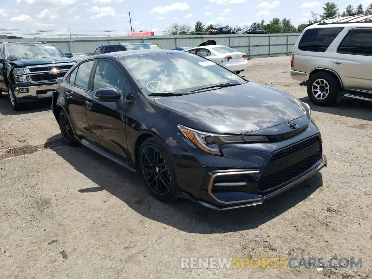 1 Photograph of a damaged car 5YFS4MCE1MP094252 TOYOTA COROLLA 2021