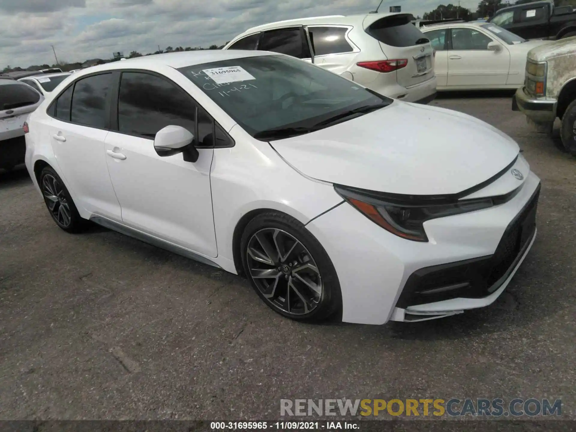 1 Photograph of a damaged car 5YFS4MCE1MP094820 TOYOTA COROLLA 2021