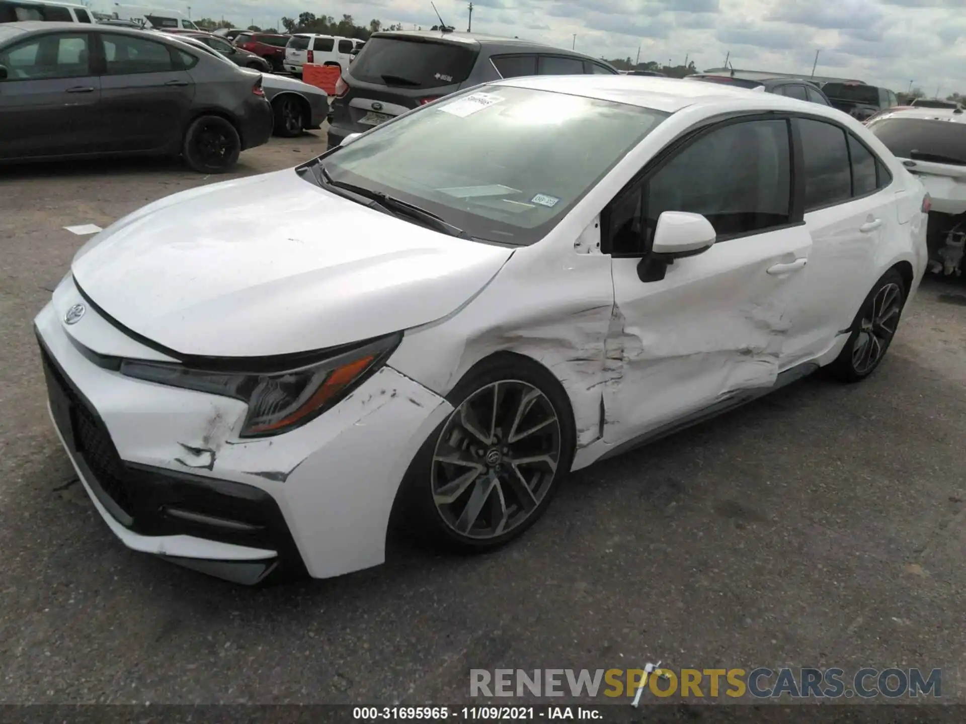 2 Photograph of a damaged car 5YFS4MCE1MP094820 TOYOTA COROLLA 2021