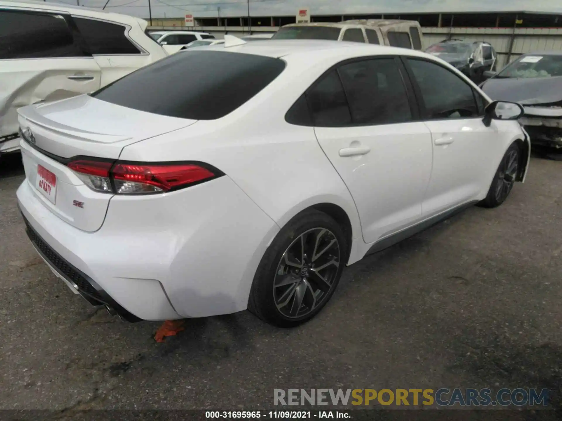 4 Photograph of a damaged car 5YFS4MCE1MP094820 TOYOTA COROLLA 2021