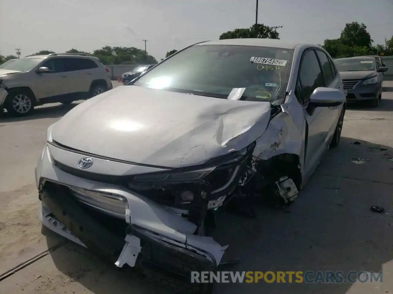 2 Photograph of a damaged car 5YFS4MCE1MP095112 TOYOTA COROLLA 2021