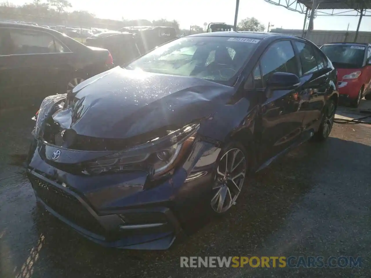 2 Photograph of a damaged car 5YFS4MCE1MP096017 TOYOTA COROLLA 2021