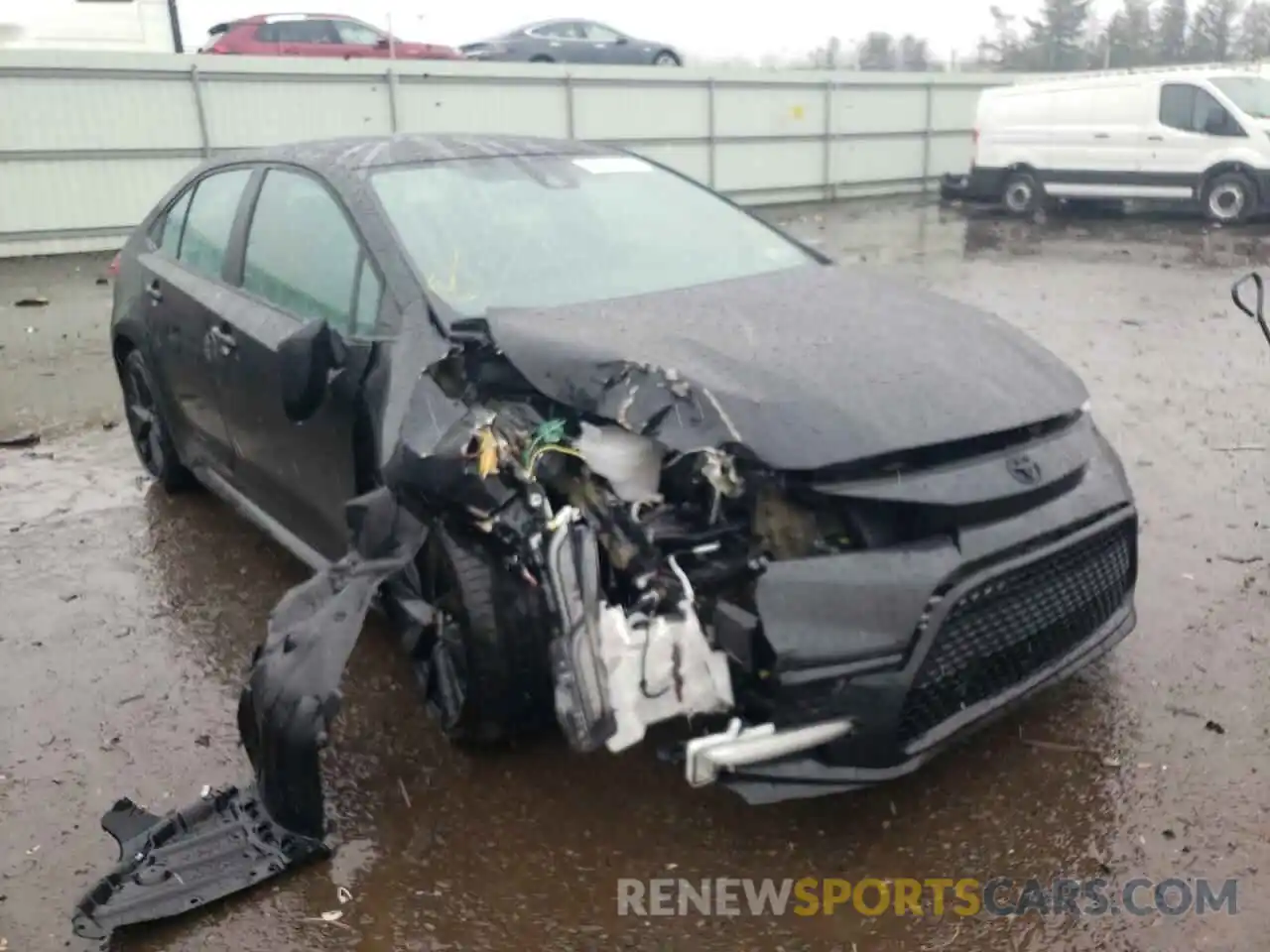 9 Photograph of a damaged car 5YFS4MCE1MP096678 TOYOTA COROLLA 2021