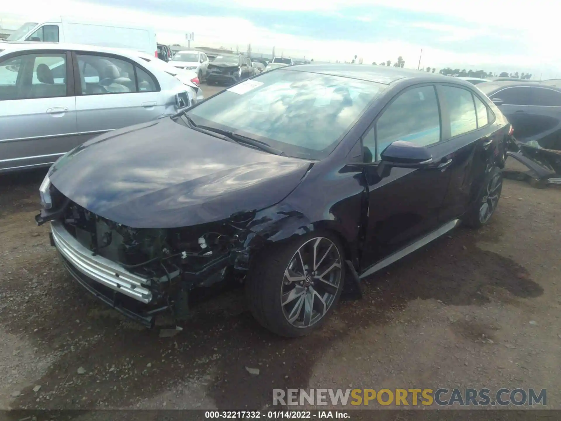 2 Photograph of a damaged car 5YFS4MCE1MP097183 TOYOTA COROLLA 2021