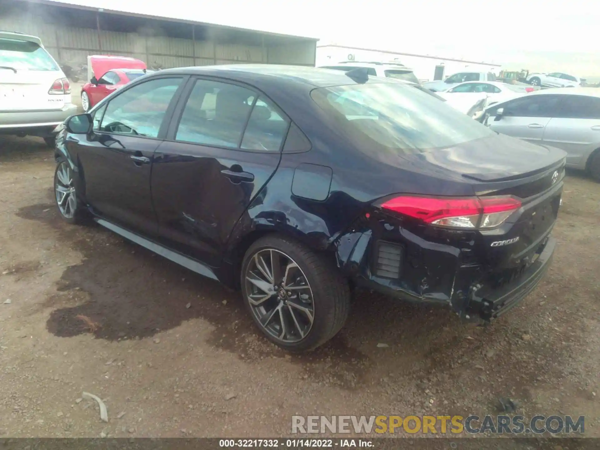 3 Photograph of a damaged car 5YFS4MCE1MP097183 TOYOTA COROLLA 2021