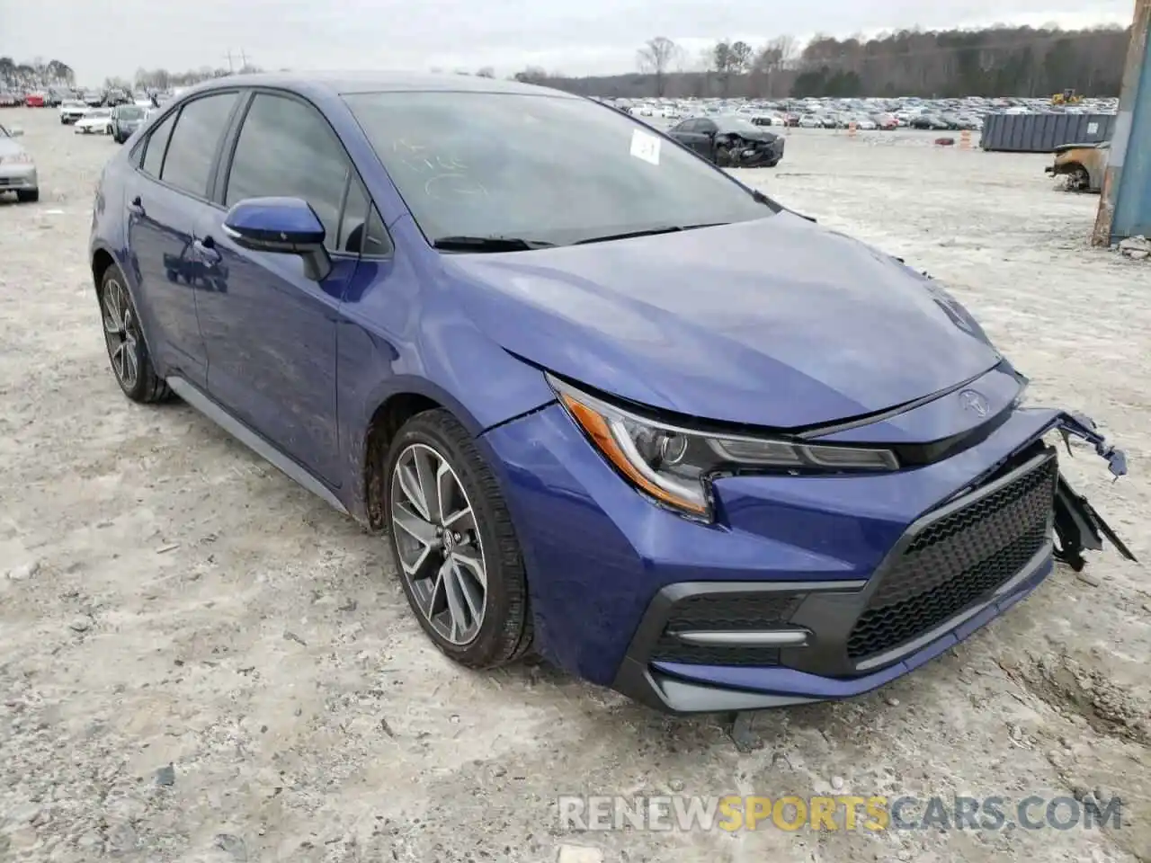 1 Photograph of a damaged car 5YFS4MCE1MP097362 TOYOTA COROLLA 2021