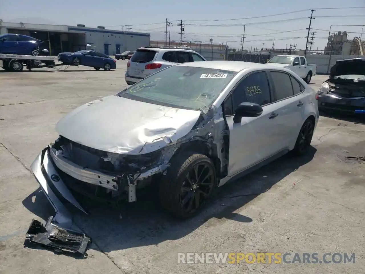 2 Photograph of a damaged car 5YFS4MCE2MP057775 TOYOTA COROLLA 2021