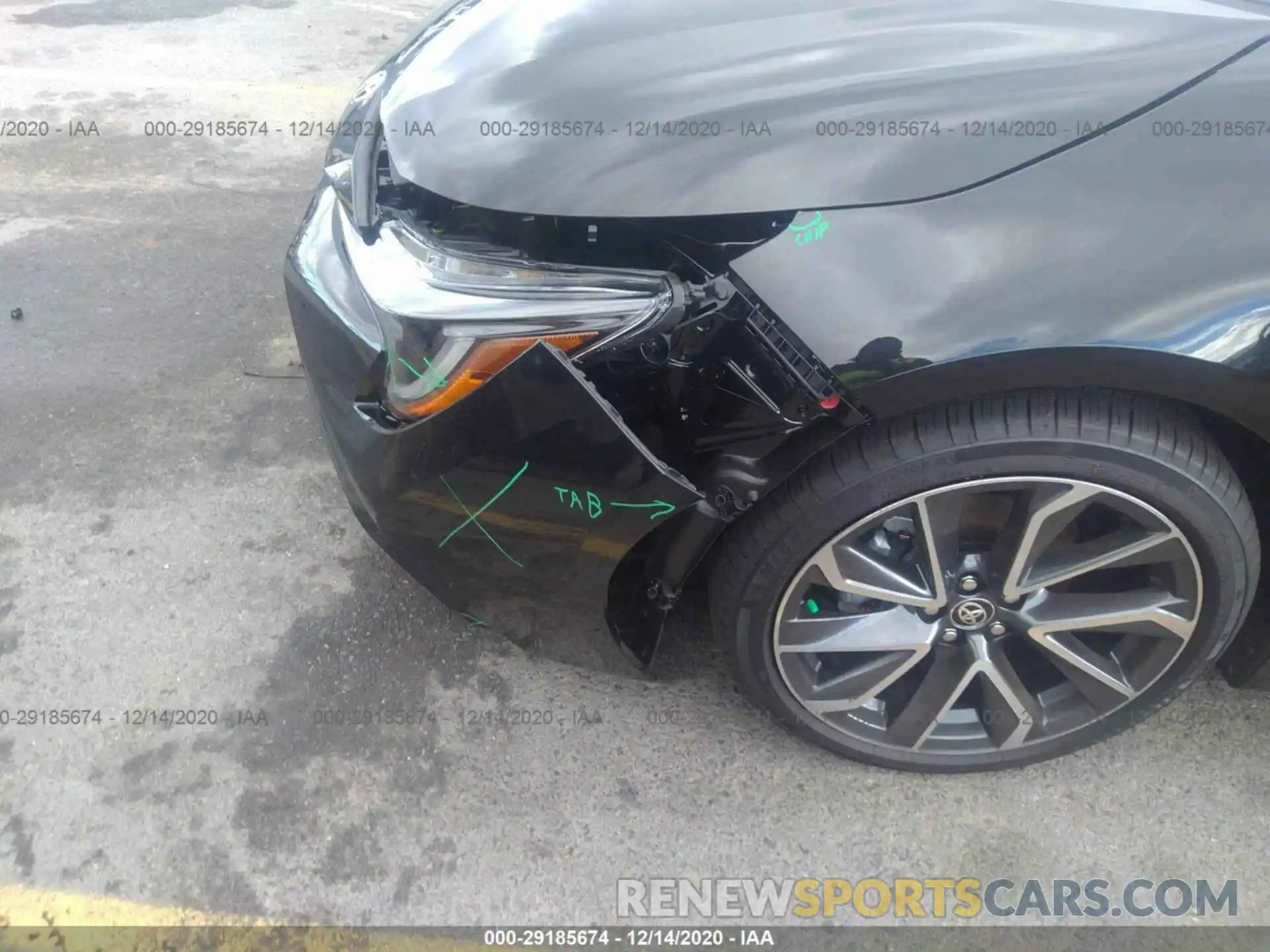 6 Photograph of a damaged car 5YFS4MCE2MP060708 TOYOTA COROLLA 2021