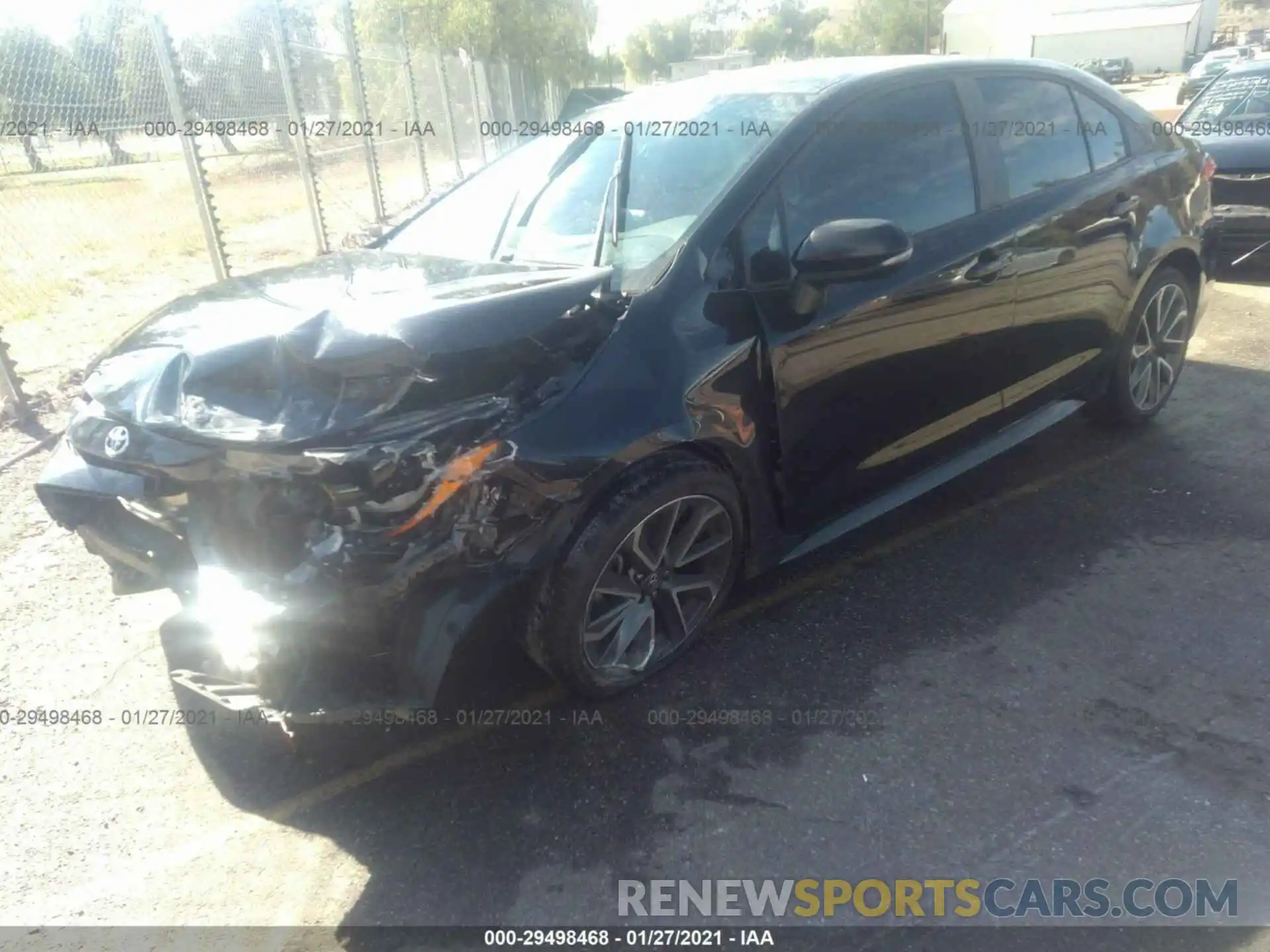 2 Photograph of a damaged car 5YFS4MCE2MP061275 TOYOTA COROLLA 2021