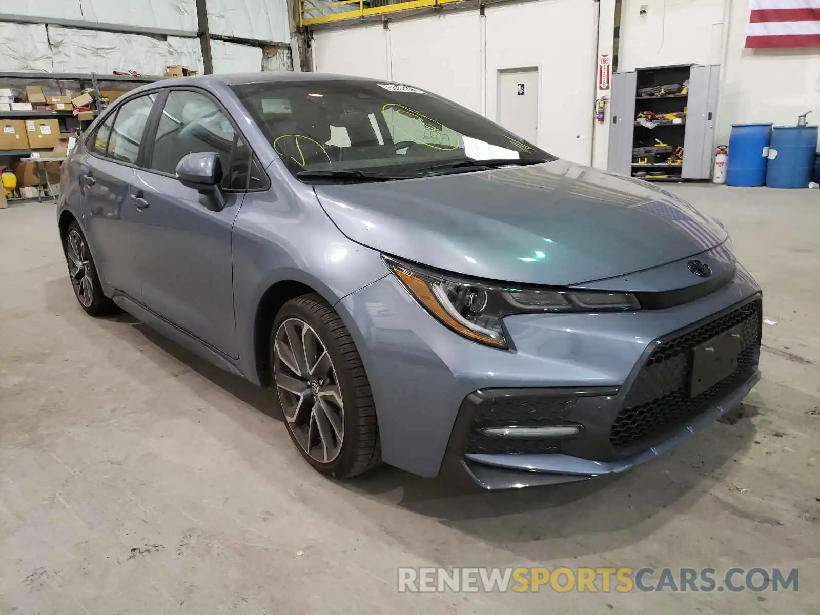 1 Photograph of a damaged car 5YFS4MCE2MP061633 TOYOTA COROLLA 2021