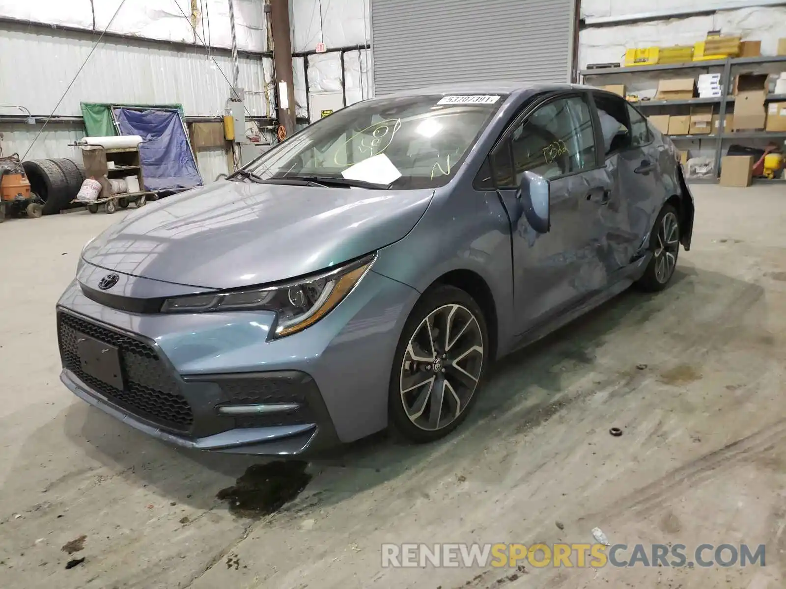 2 Photograph of a damaged car 5YFS4MCE2MP061633 TOYOTA COROLLA 2021