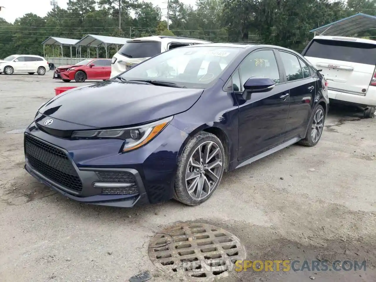 2 Photograph of a damaged car 5YFS4MCE2MP062233 TOYOTA COROLLA 2021