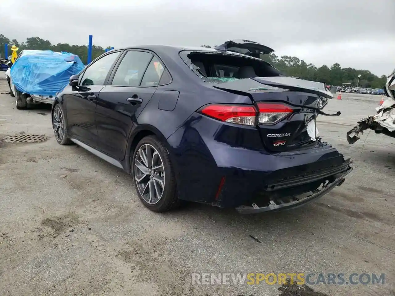 3 Photograph of a damaged car 5YFS4MCE2MP062233 TOYOTA COROLLA 2021