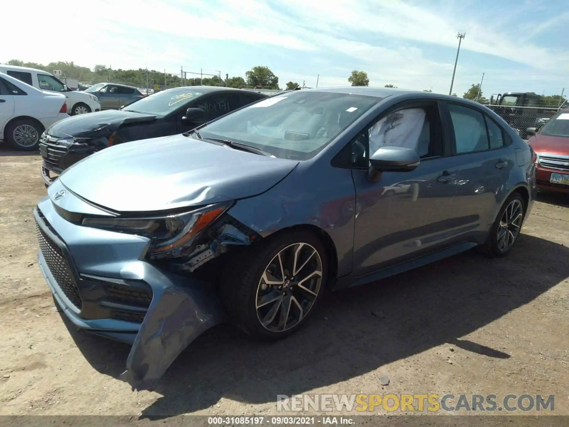 2 Photograph of a damaged car 5YFS4MCE2MP064404 TOYOTA COROLLA 2021