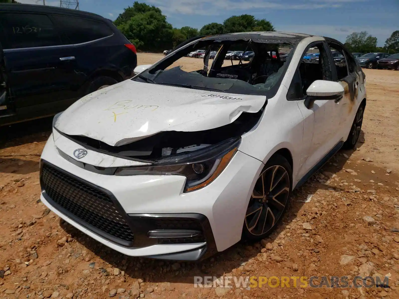 2 Photograph of a damaged car 5YFS4MCE2MP064550 TOYOTA COROLLA 2021