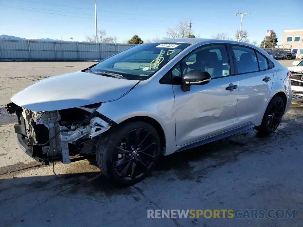 1 Photograph of a damaged car 5YFS4MCE2MP064774 TOYOTA COROLLA 2021