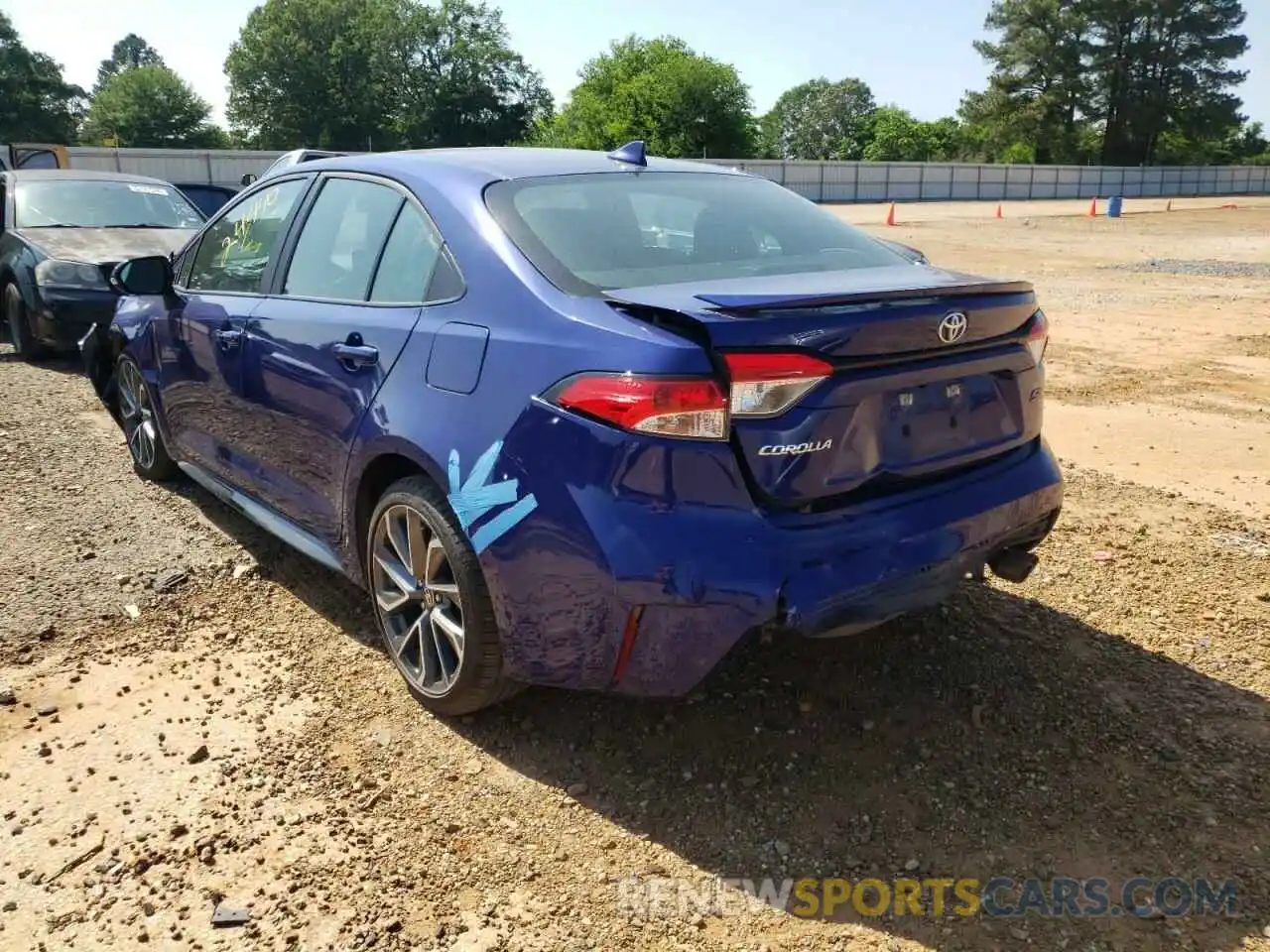 3 Photograph of a damaged car 5YFS4MCE2MP066914 TOYOTA COROLLA 2021