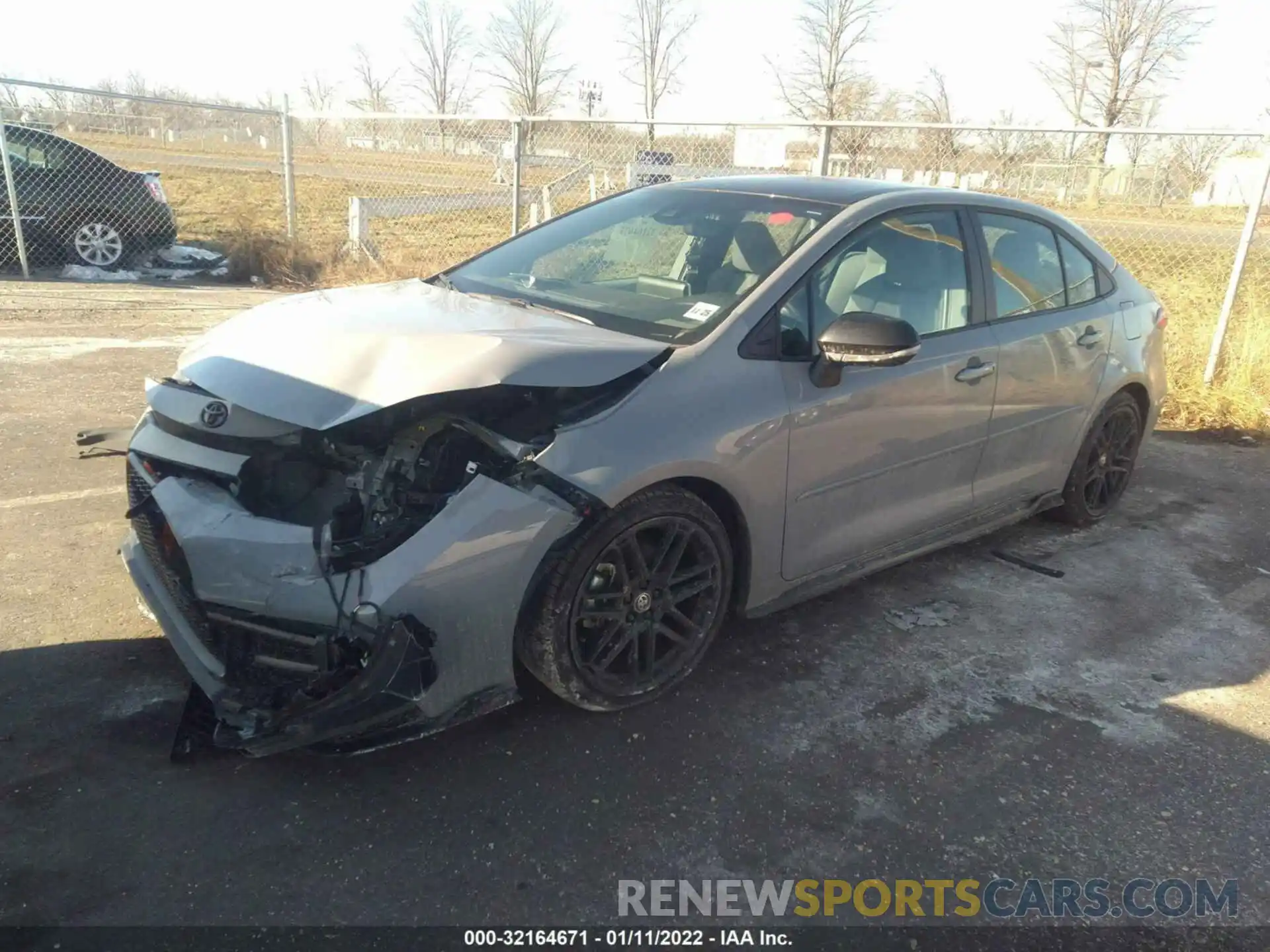 2 Photograph of a damaged car 5YFS4MCE2MP069246 TOYOTA COROLLA 2021