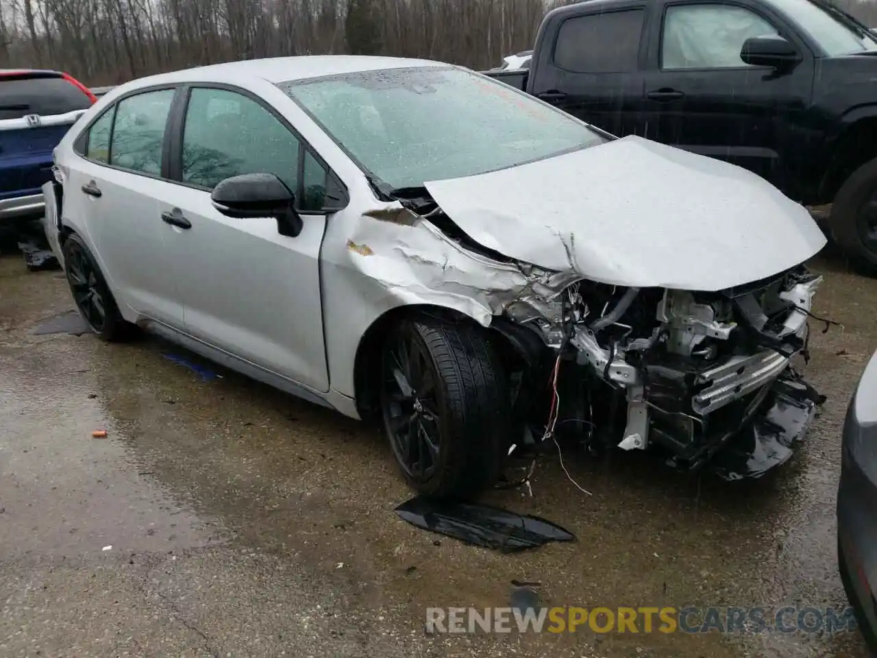 1 Photograph of a damaged car 5YFS4MCE2MP070929 TOYOTA COROLLA 2021