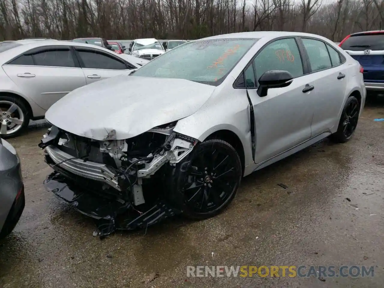 2 Photograph of a damaged car 5YFS4MCE2MP070929 TOYOTA COROLLA 2021