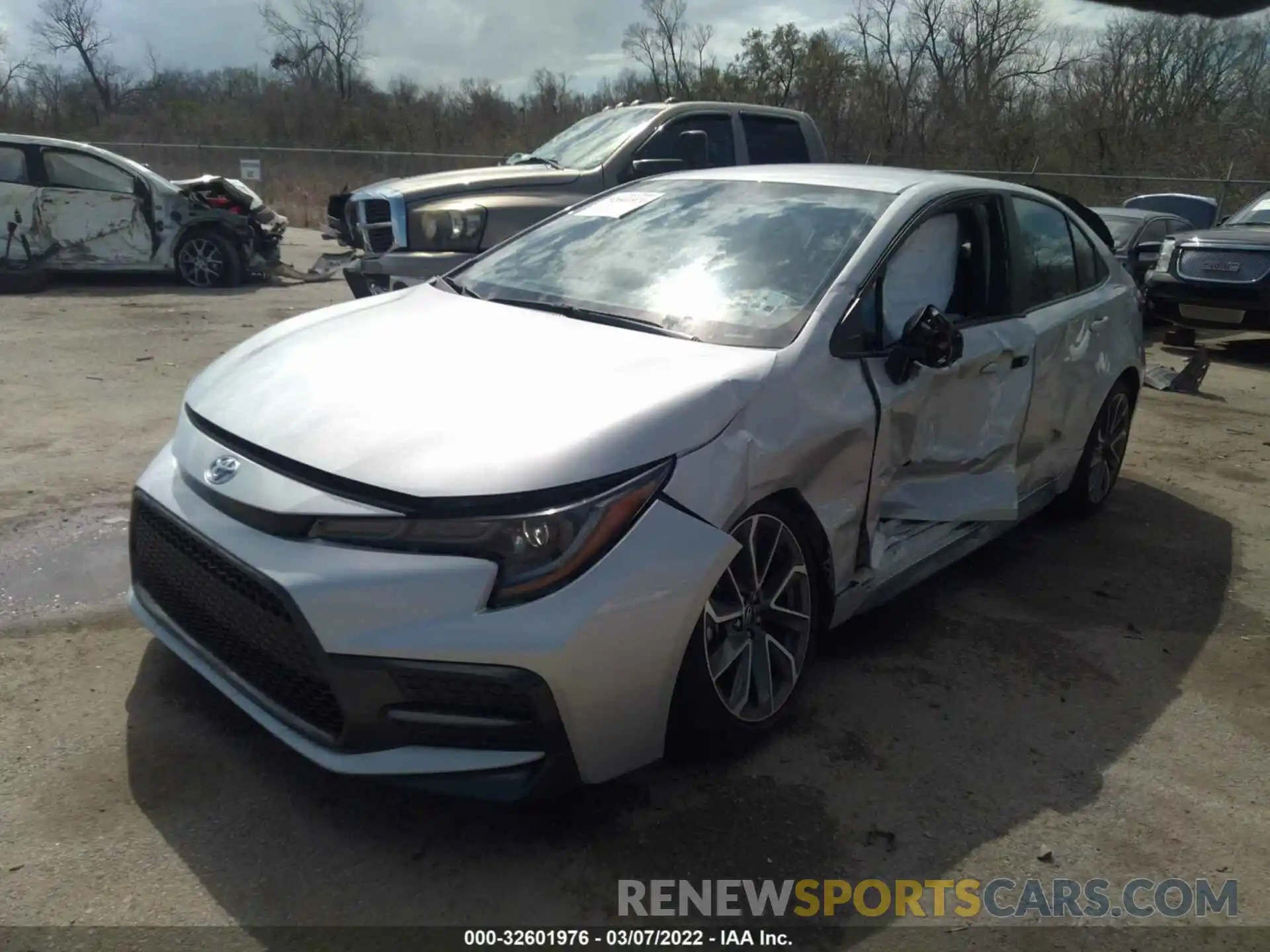 2 Photograph of a damaged car 5YFS4MCE2MP072244 TOYOTA COROLLA 2021