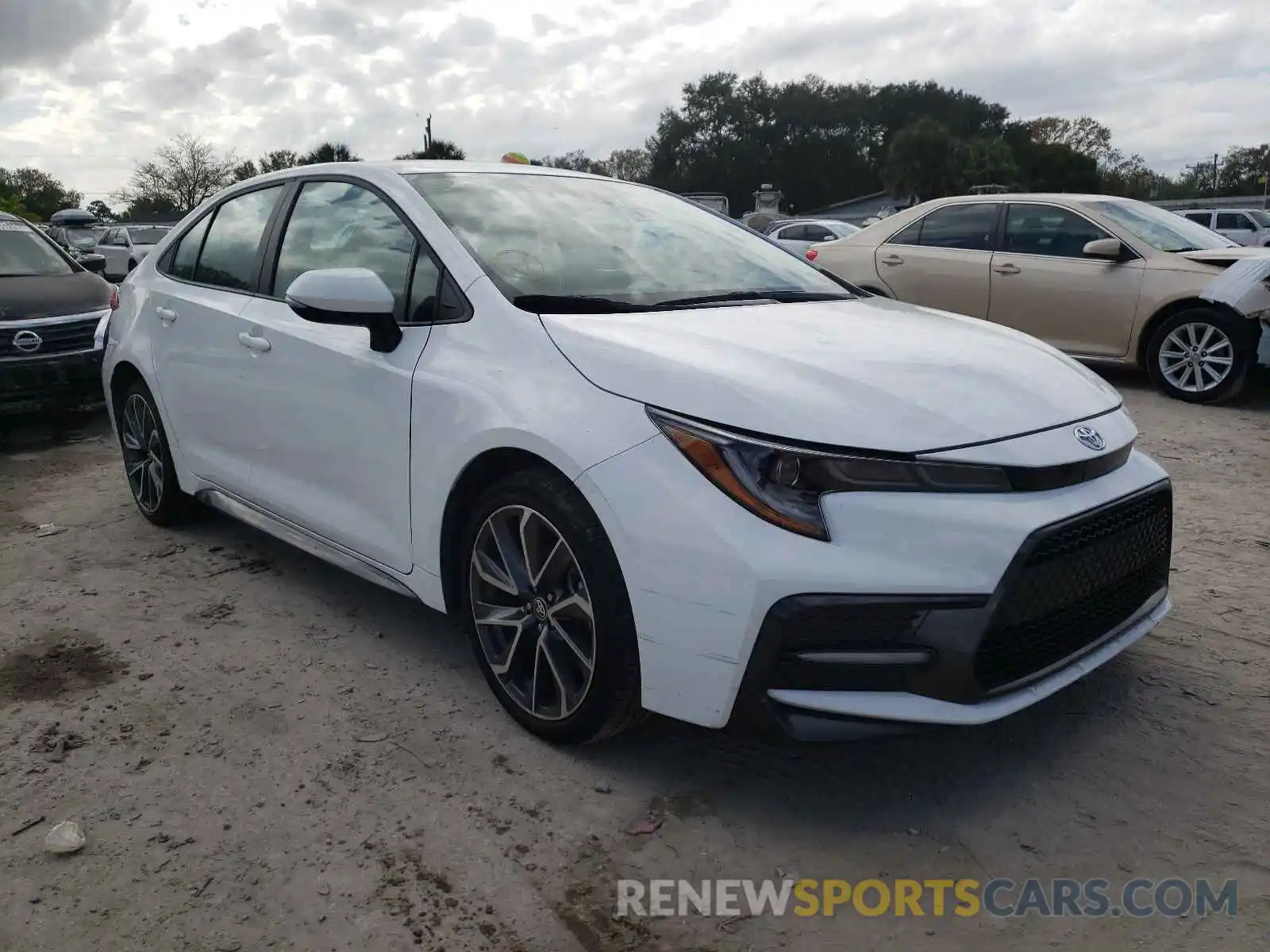 1 Photograph of a damaged car 5YFS4MCE2MP072406 TOYOTA COROLLA 2021