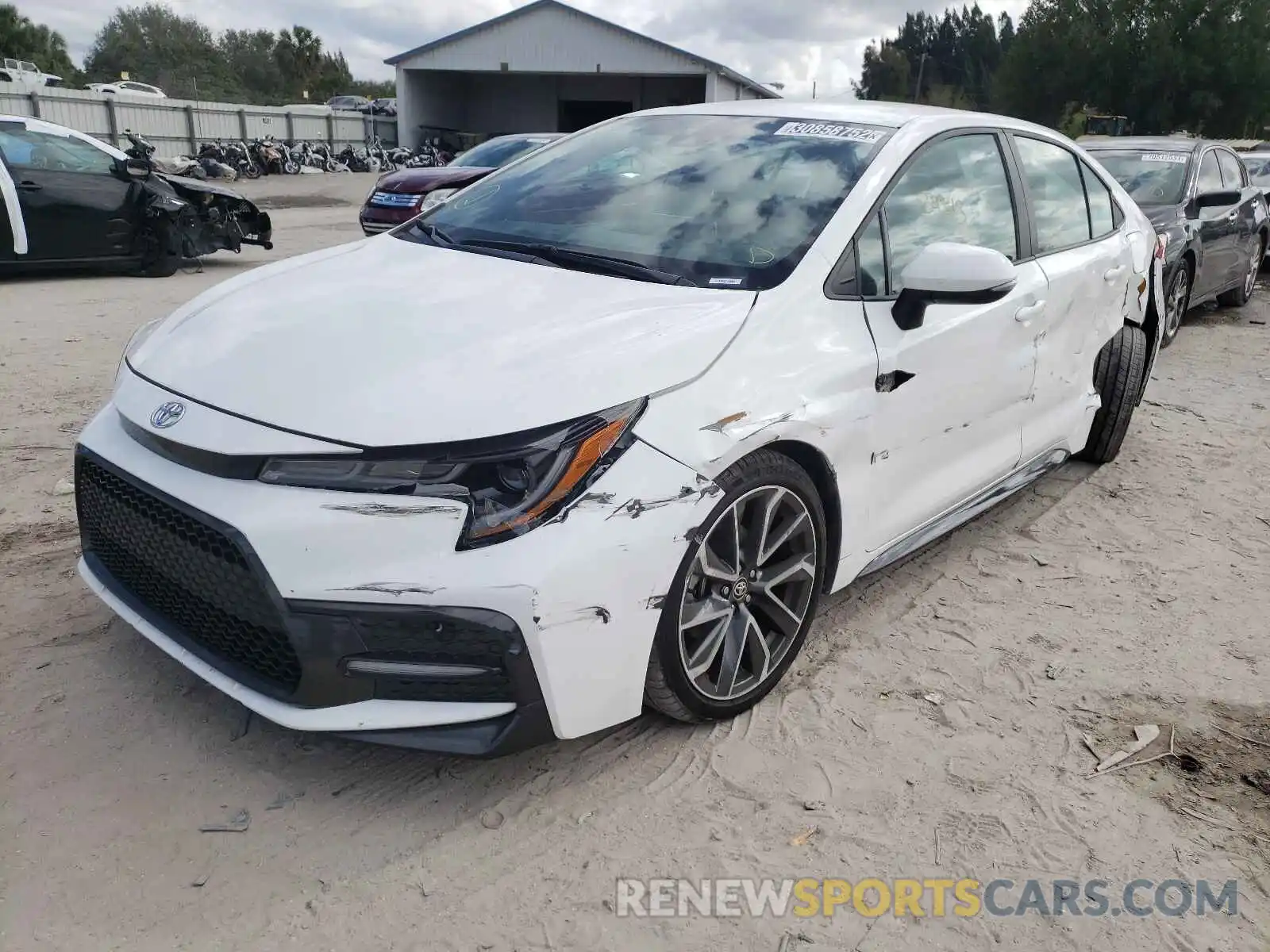 2 Photograph of a damaged car 5YFS4MCE2MP072406 TOYOTA COROLLA 2021