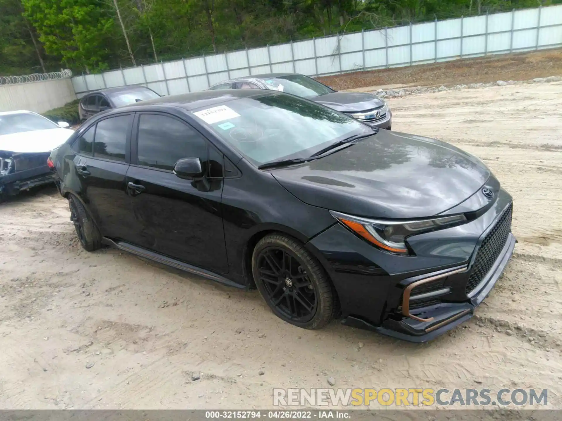 1 Photograph of a damaged car 5YFS4MCE2MP073636 TOYOTA COROLLA 2021