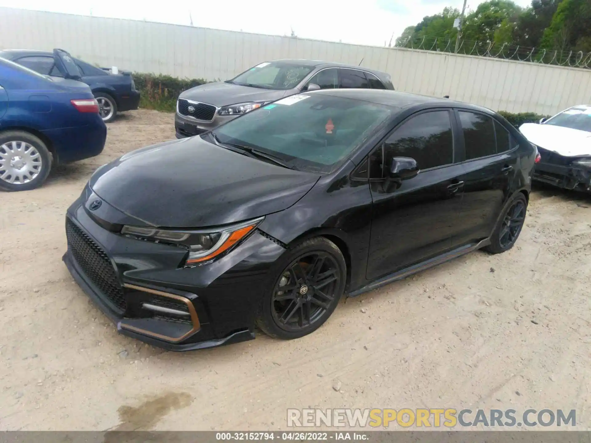 2 Photograph of a damaged car 5YFS4MCE2MP073636 TOYOTA COROLLA 2021