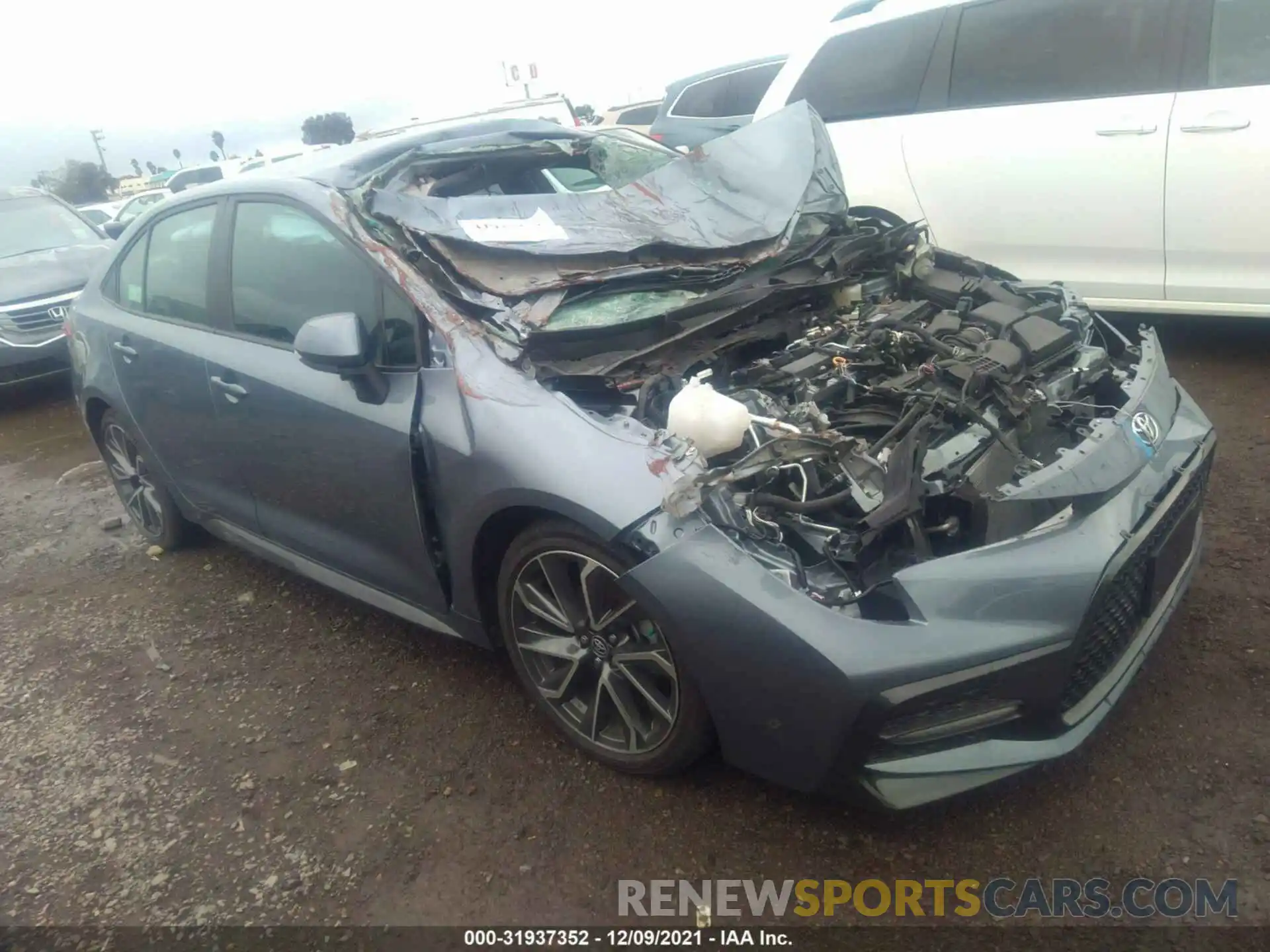 1 Photograph of a damaged car 5YFS4MCE2MP076861 TOYOTA COROLLA 2021