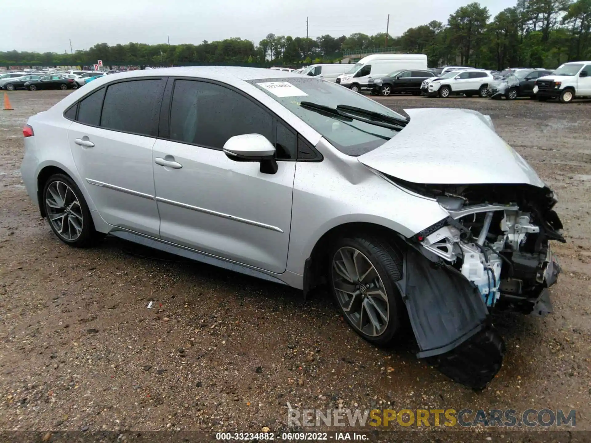 1 Photograph of a damaged car 5YFS4MCE2MP078769 TOYOTA COROLLA 2021