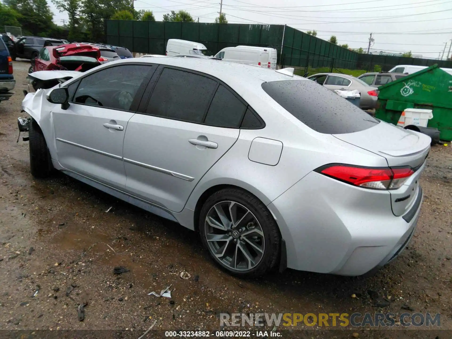 3 Photograph of a damaged car 5YFS4MCE2MP078769 TOYOTA COROLLA 2021