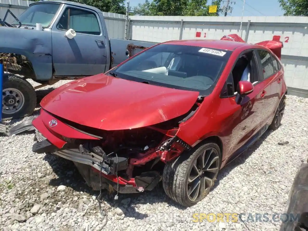 2 Photograph of a damaged car 5YFS4MCE2MP079470 TOYOTA COROLLA 2021