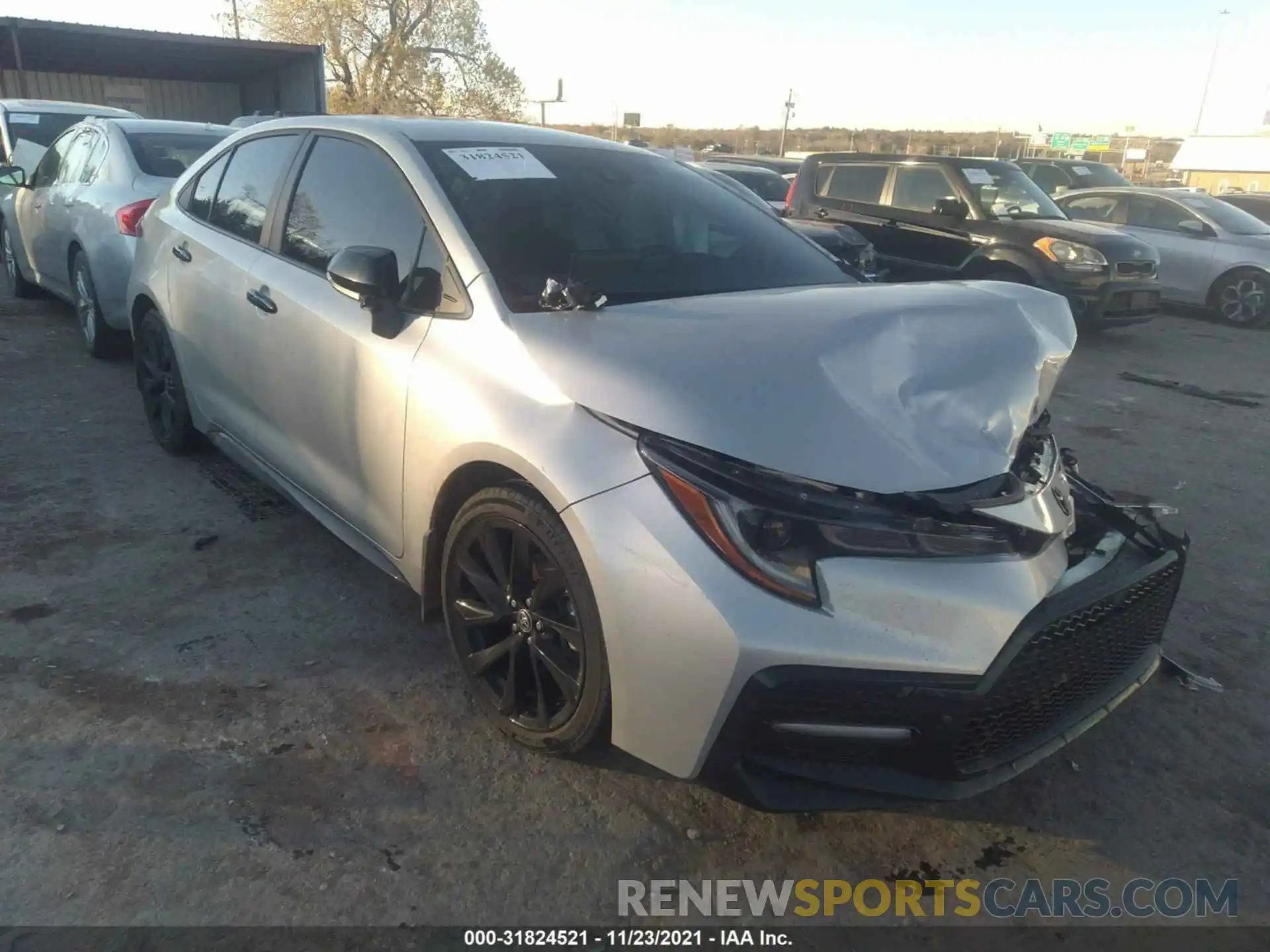 1 Photograph of a damaged car 5YFS4MCE2MP081655 TOYOTA COROLLA 2021