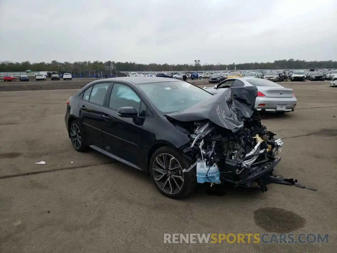 1 Photograph of a damaged car 5YFS4MCE2MP081817 TOYOTA COROLLA 2021