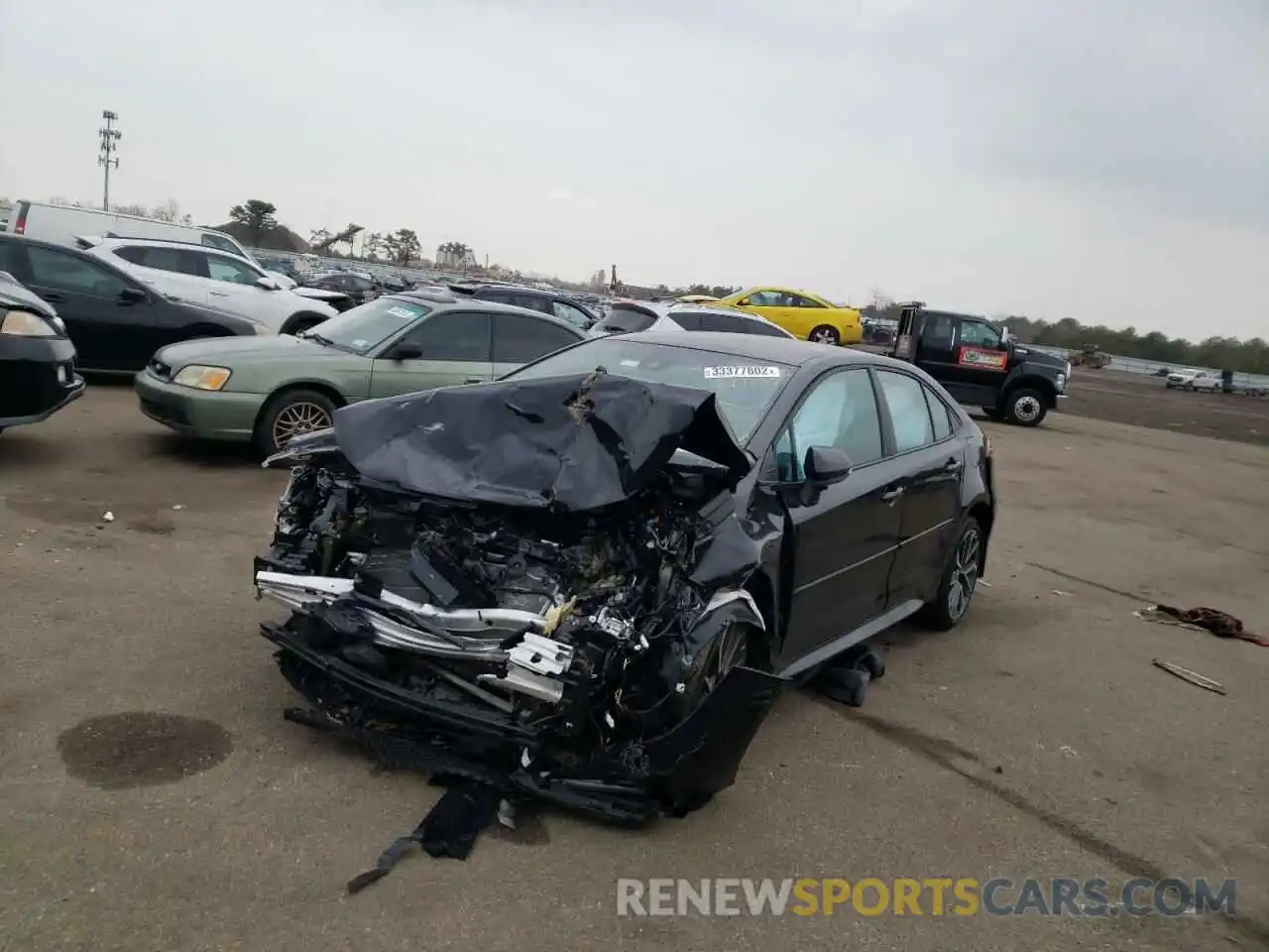 2 Photograph of a damaged car 5YFS4MCE2MP081817 TOYOTA COROLLA 2021