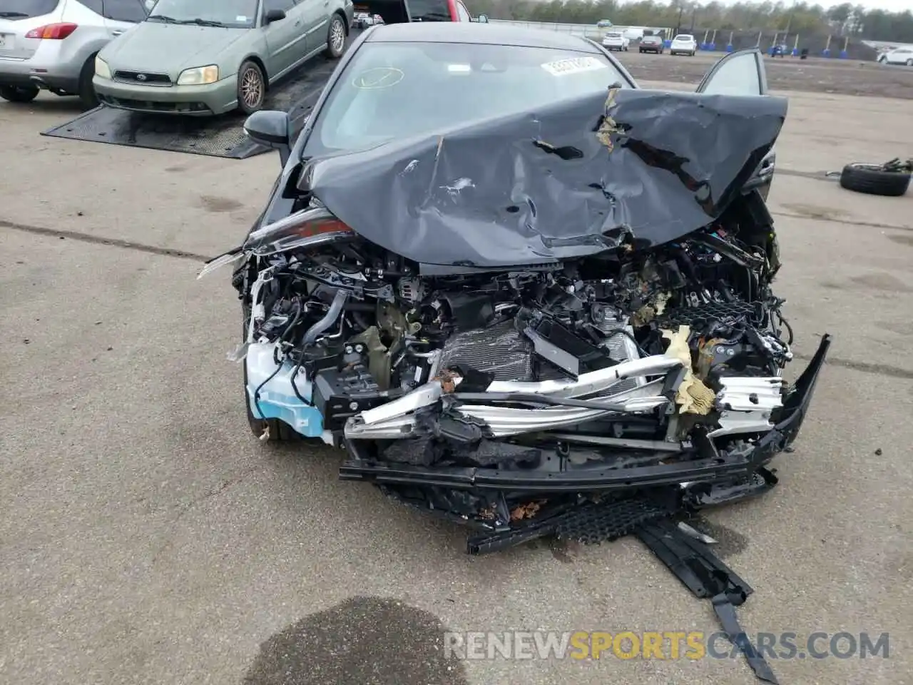 7 Photograph of a damaged car 5YFS4MCE2MP081817 TOYOTA COROLLA 2021