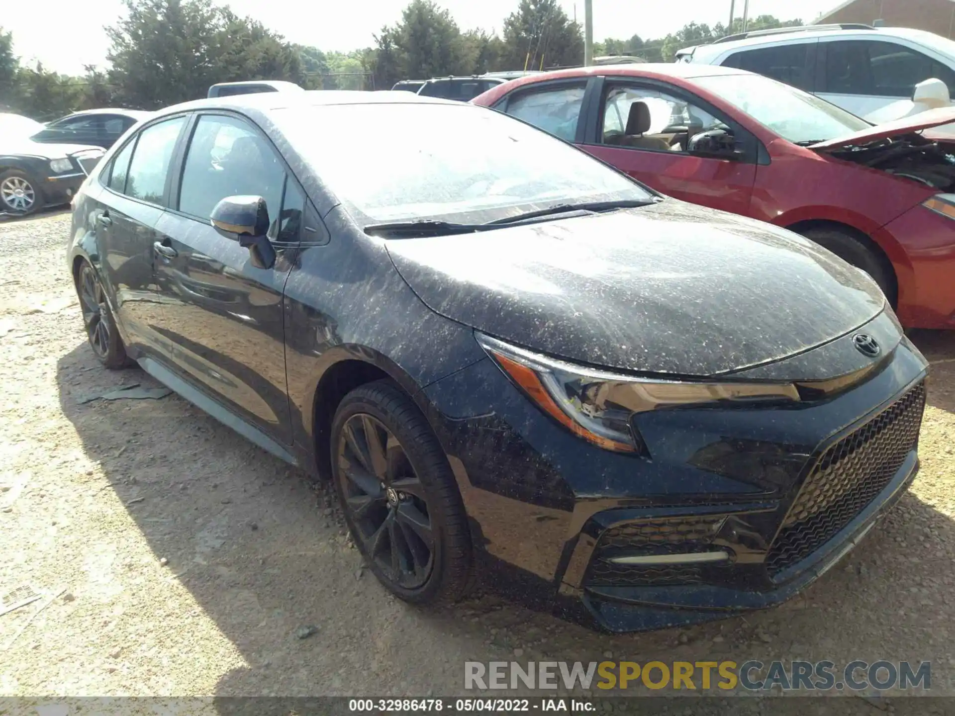 1 Photograph of a damaged car 5YFS4MCE2MP082756 TOYOTA COROLLA 2021