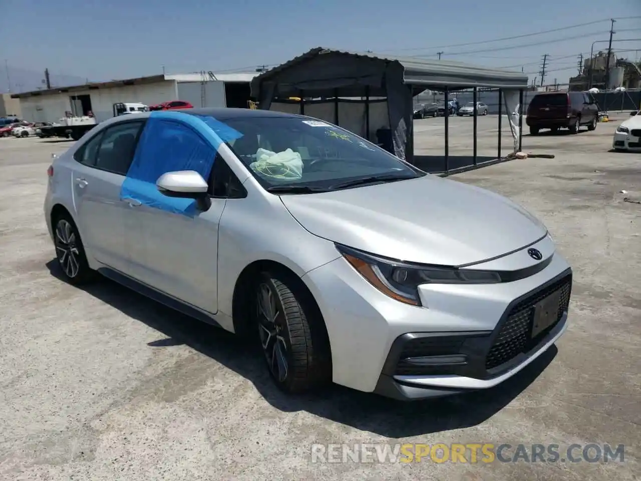 1 Photograph of a damaged car 5YFS4MCE2MP085222 TOYOTA COROLLA 2021