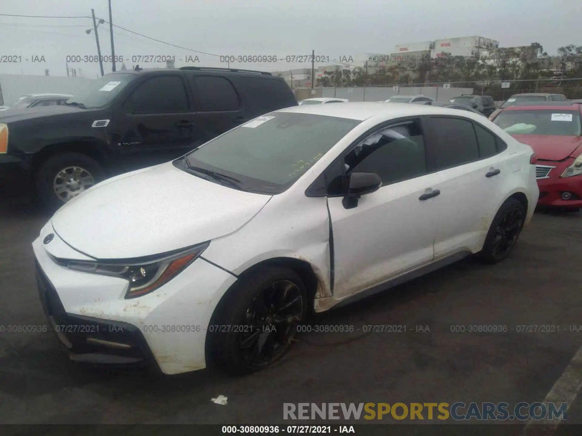 2 Photograph of a damaged car 5YFS4MCE2MP085947 TOYOTA COROLLA 2021