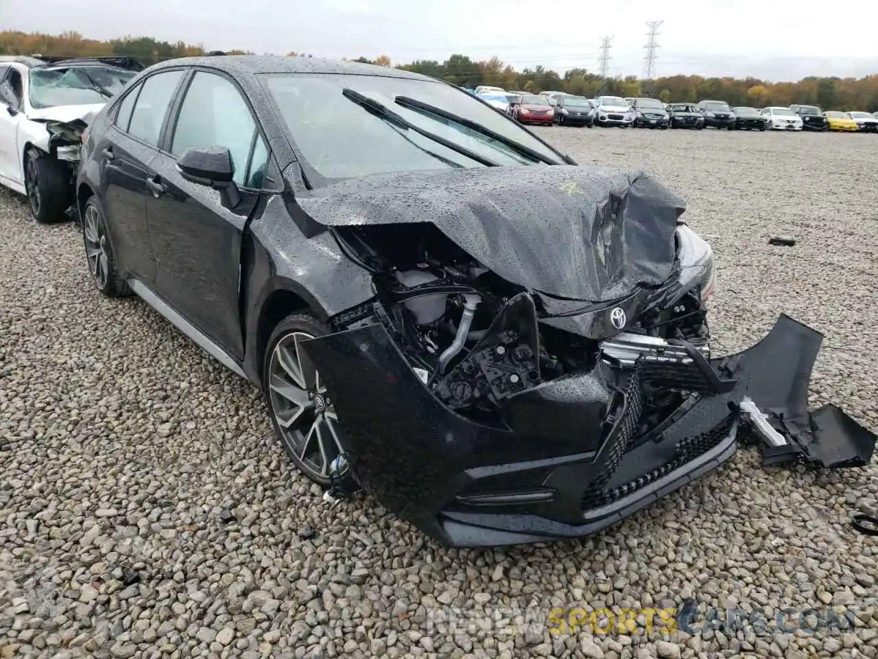 1 Photograph of a damaged car 5YFS4MCE2MP087035 TOYOTA COROLLA 2021