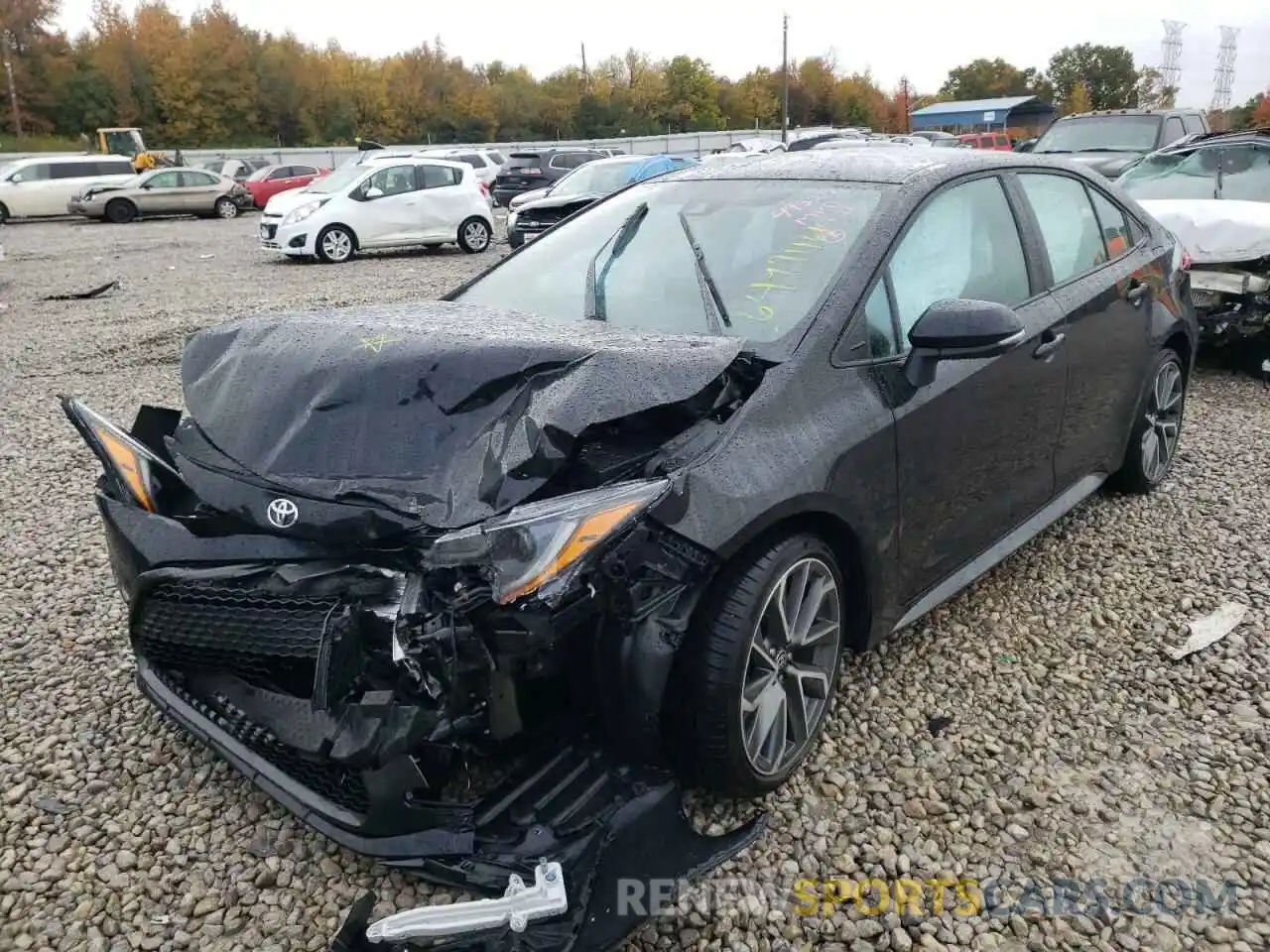 2 Photograph of a damaged car 5YFS4MCE2MP087035 TOYOTA COROLLA 2021