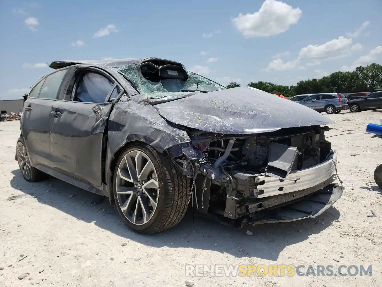 1 Photograph of a damaged car 5YFS4MCE2MP089934 TOYOTA COROLLA 2021