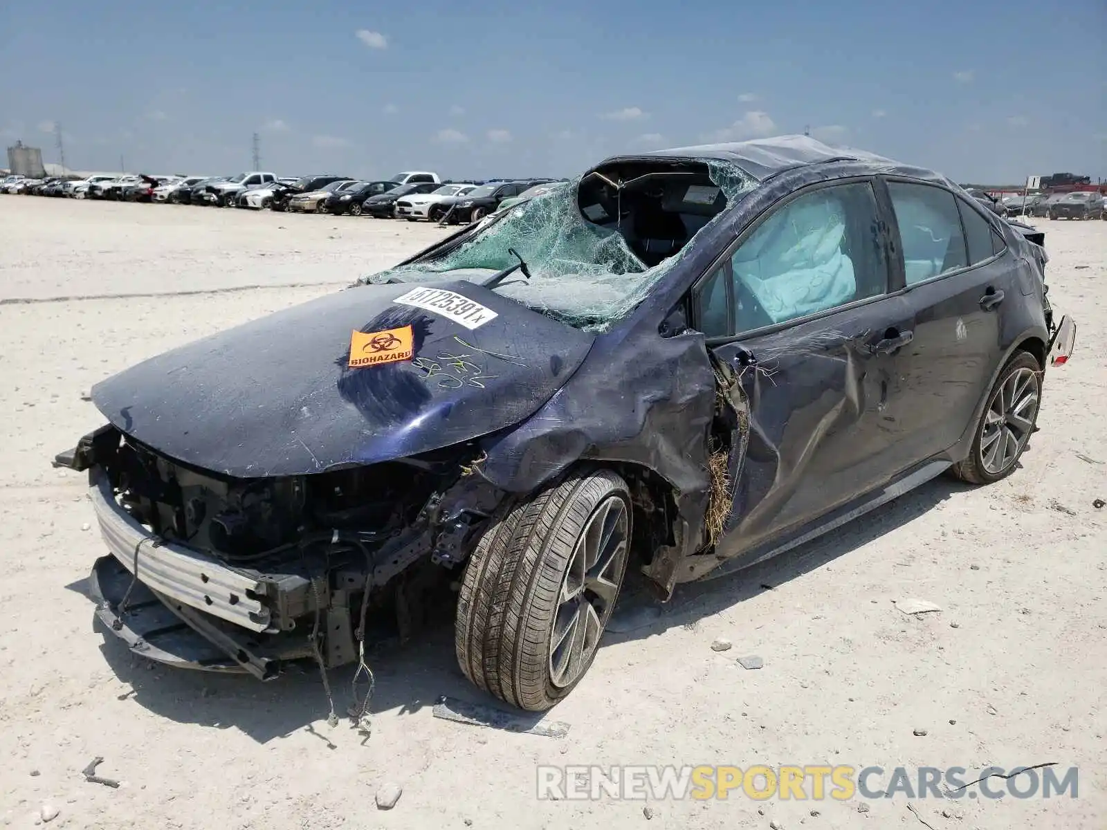 2 Photograph of a damaged car 5YFS4MCE2MP089934 TOYOTA COROLLA 2021