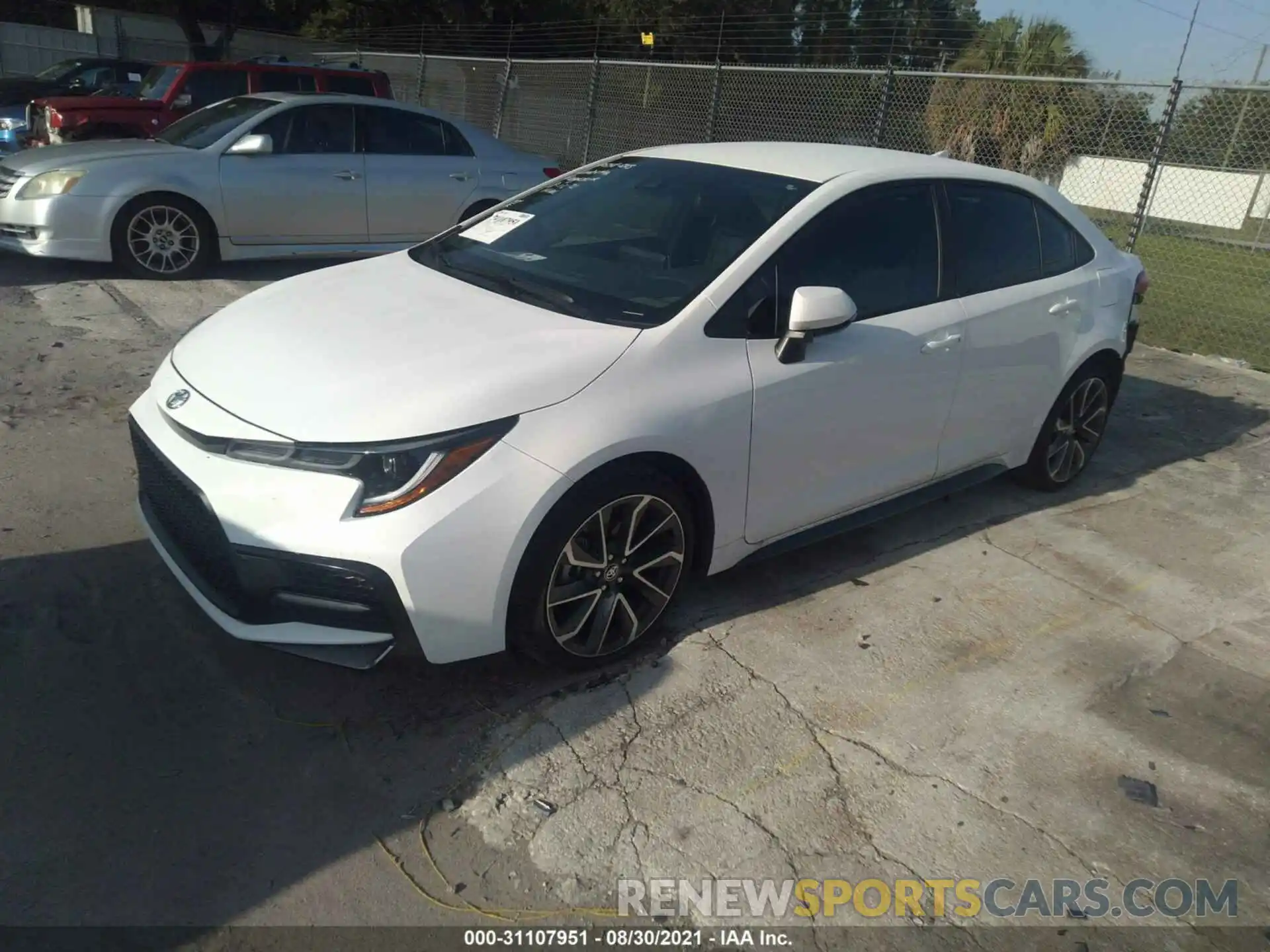 2 Photograph of a damaged car 5YFS4MCE2MP090341 TOYOTA COROLLA 2021