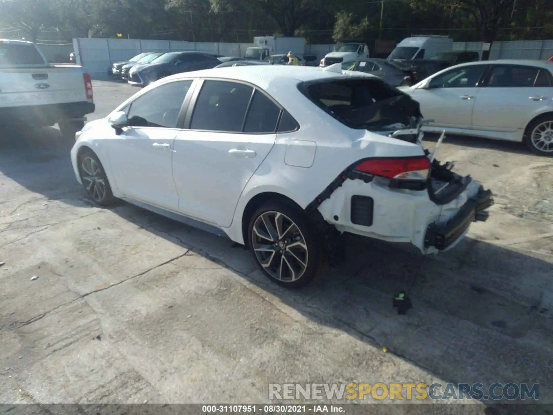 3 Photograph of a damaged car 5YFS4MCE2MP090341 TOYOTA COROLLA 2021