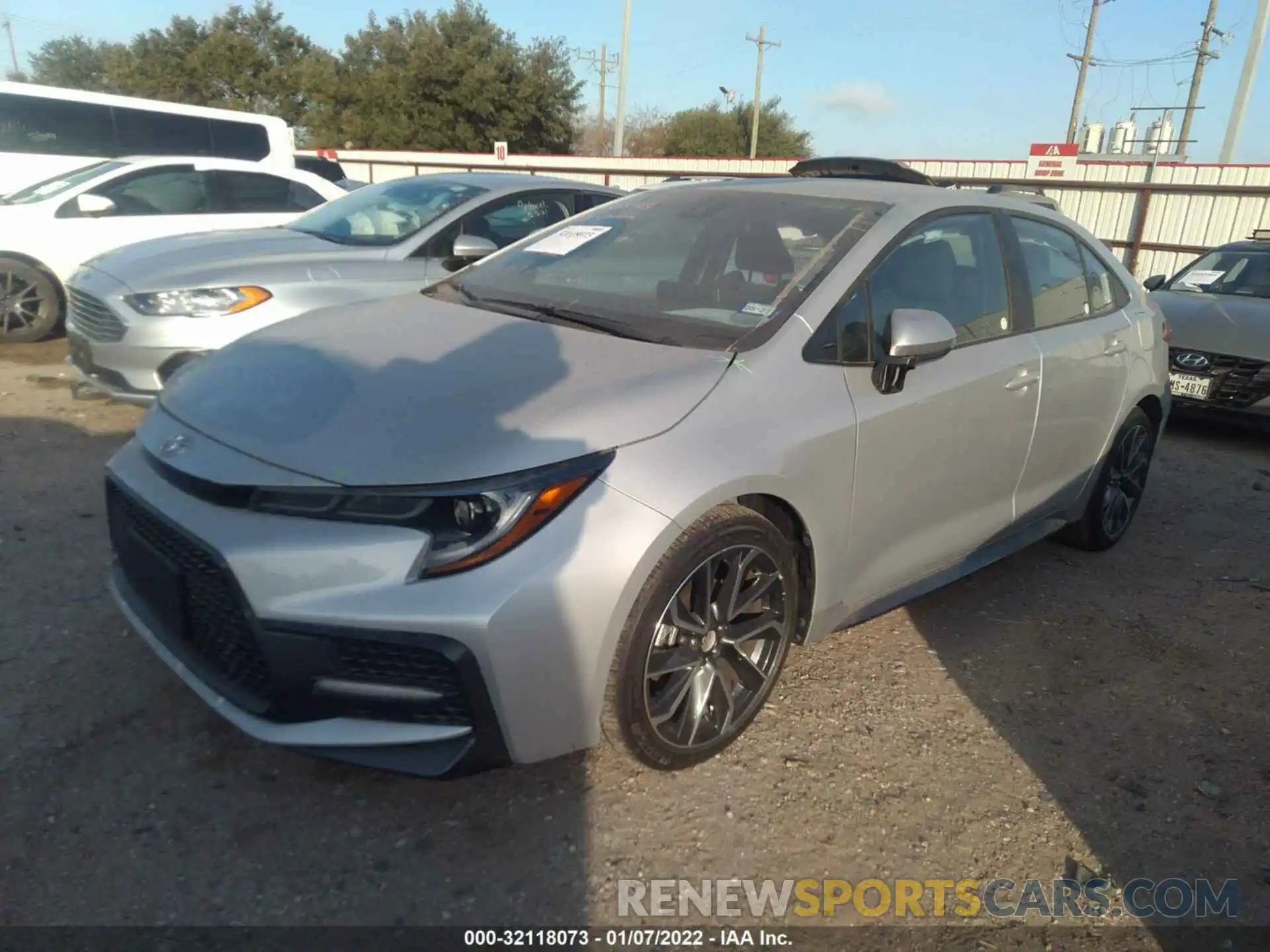 2 Photograph of a damaged car 5YFS4MCE2MP090744 TOYOTA COROLLA 2021